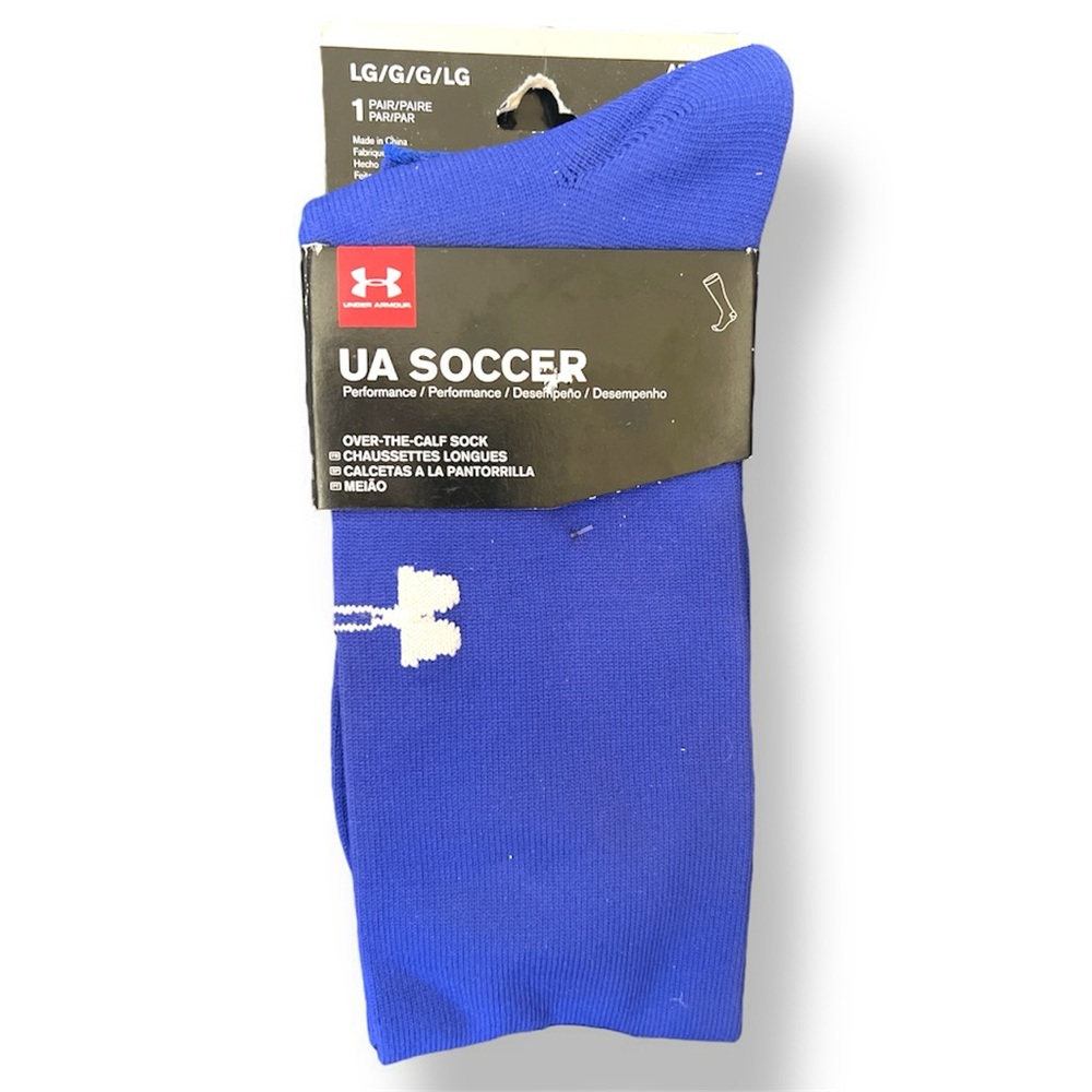 NTW Under Armour UA OTC Socks Royal Sz. LG